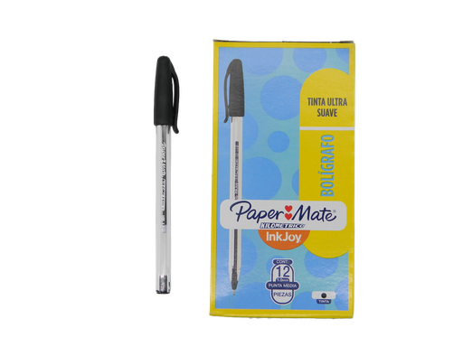 [000437] Pluma Kilometrico 1.0 mm P/ Mediano Negro C/ 12 pzs Newell
