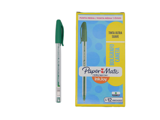 [000439] Pluma Kilometrico 1.0 mm P/ Mediano Verde C/ 12 pzs Newell