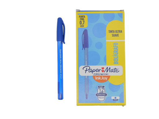 [000442] Pluma Kilometrico 0.7 mm P/ Fino Azul C/ 12 pzs Newell