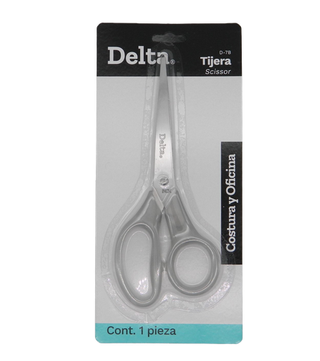 [000478] Tijera Acero Inoxidable Delta 7" Barrilito