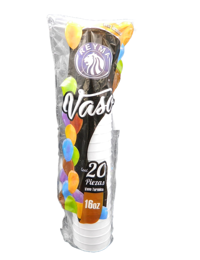 [000783] Vaso Termico #16 C/ 20 pzs C/ 40 pqts Reyma