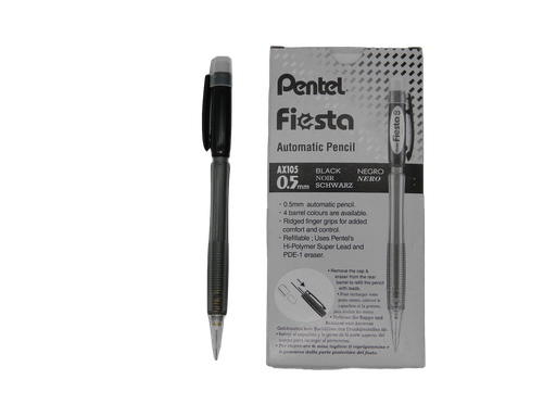[000958] Lapicero Fiesta 0.5 mm Negro C/ 12 pzs Pentel