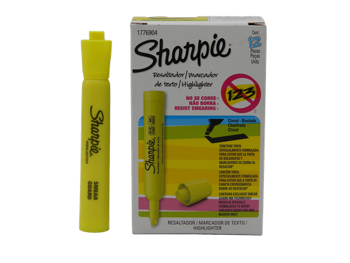 [001077] Marcatexto Sharpie Tank Amarillo C/ 12 Newell