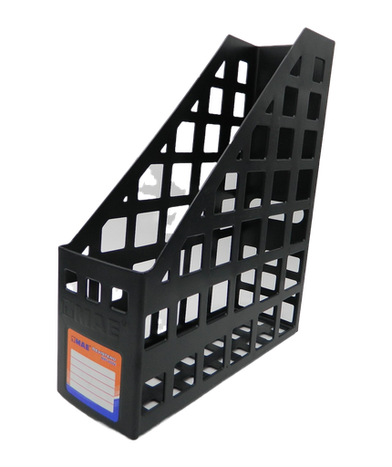 [001144] Revistero Plastico Negro T/ Carta  Mae