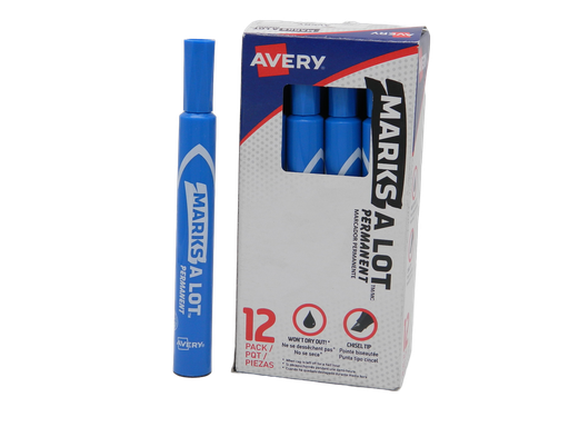 [001169] Marcador Marksalot Azul C/ 12 pzs Avery