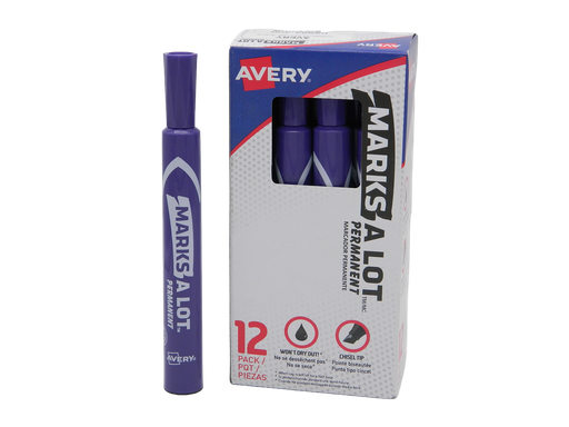 [001172] Marcador Marksalot Morado C/ 12 pzs Avery