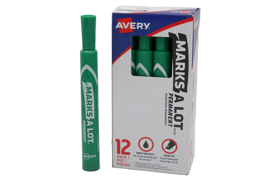 [001173] Marcador Marksalot Verde C/ 12 pzs Avery