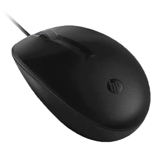 [001184] Mouse Alambrico Usb Negro 125 HP